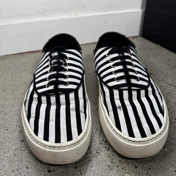 Saint Laurent Venice Cloth Low Trainers (Men’s 44 / US 11) - Picture 2 of 9